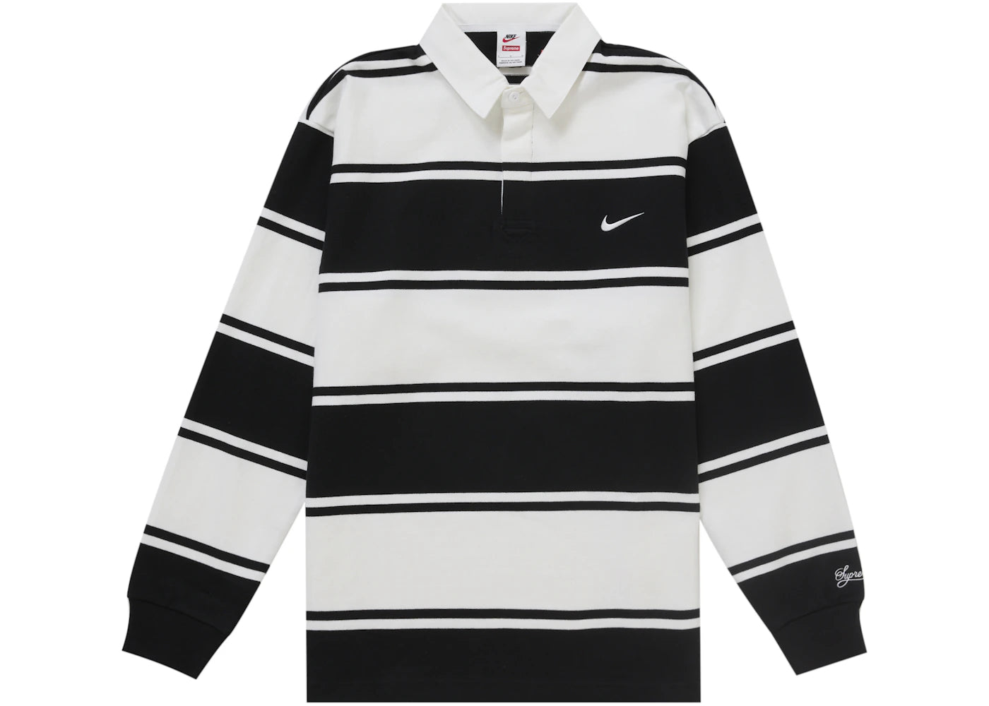 Supreme Nike Stripe Rugby Black - vue 360