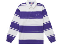 Supreme Nike Stripe Rugby Purple