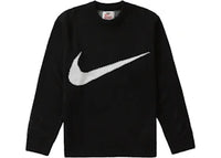Supreme Nike Swoosh Sweater Black