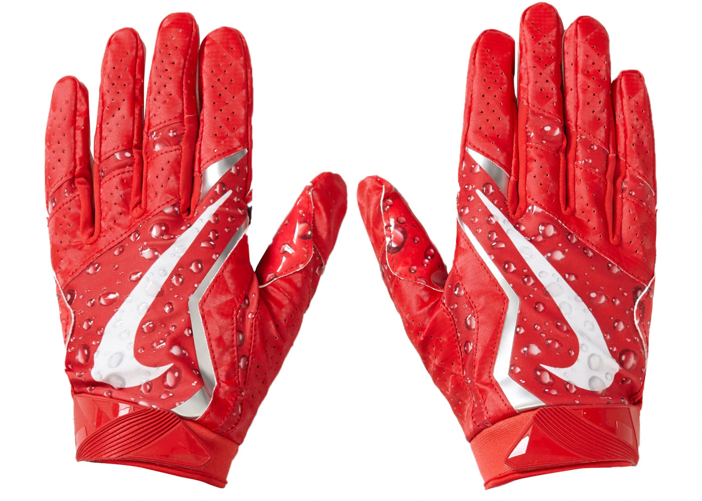 Supreme Nike Vapor Jet 4.0 Football Gloves Red - vue secondaire A