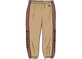 Supreme Nike Velour Track Pant Tan - authentic Supreme product