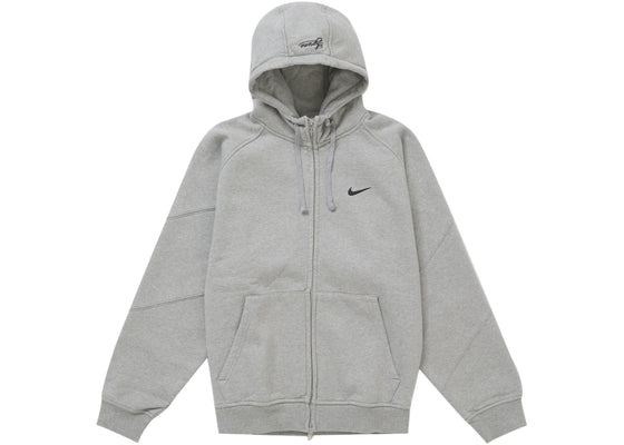 Supreme Nike Zip Up Hooded Sweatshirt Heather Grey sneakers - authentic Supreme shoes