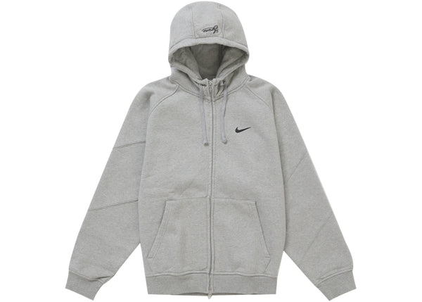 Supreme Nike Zip Up Hooded Sweatshirt Heather Grey sneakers - authentic Supreme shoes