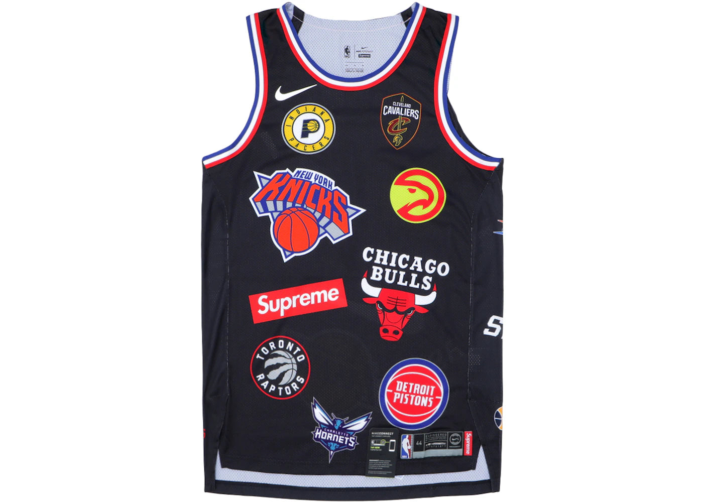Supreme Nike/NBA Teams Authentic Jersey Black - vue secondaire A