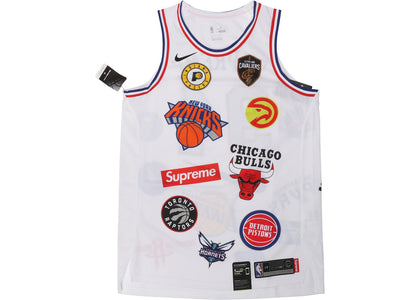 Supreme Nike/NBA Teams Authentic Jersey White - authentic Supreme apparel