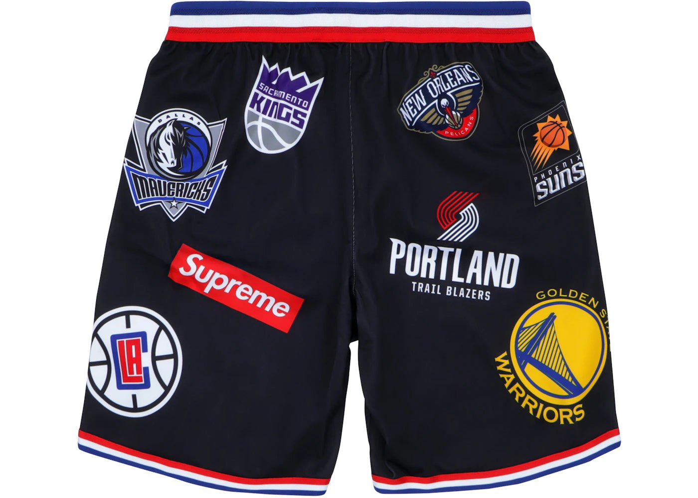 Supreme Nike/NBA Teams Authentic Short Black - vue secondaire B