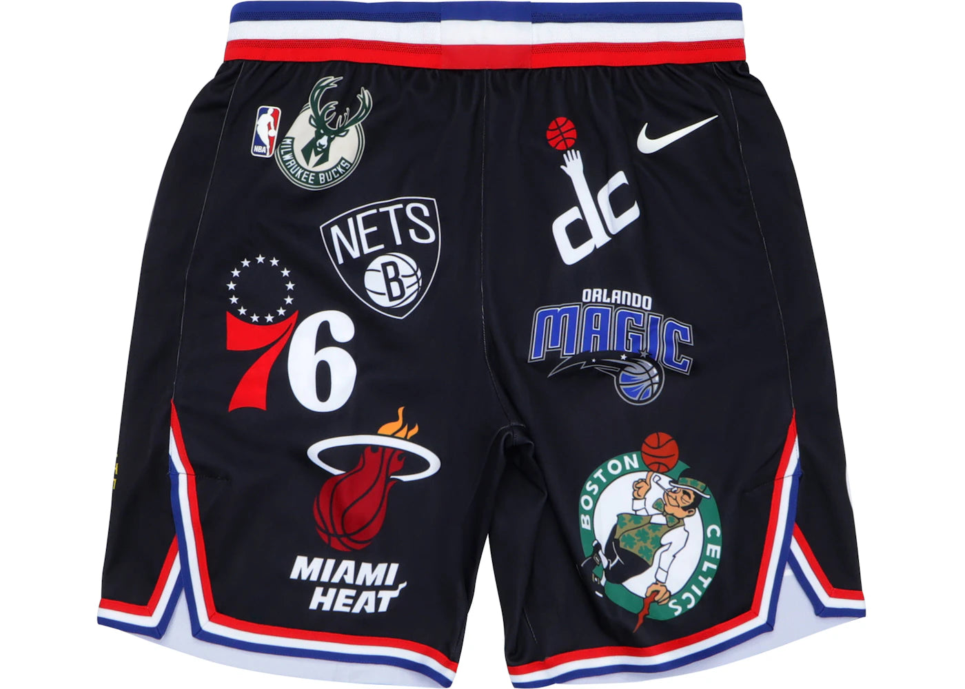 Supreme Nike/NBA Teams Authentic Short Black - vue secondaire A