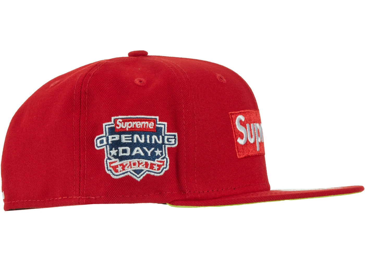 Supreme No Comp Box Logo New Era Red - vue secondaire B