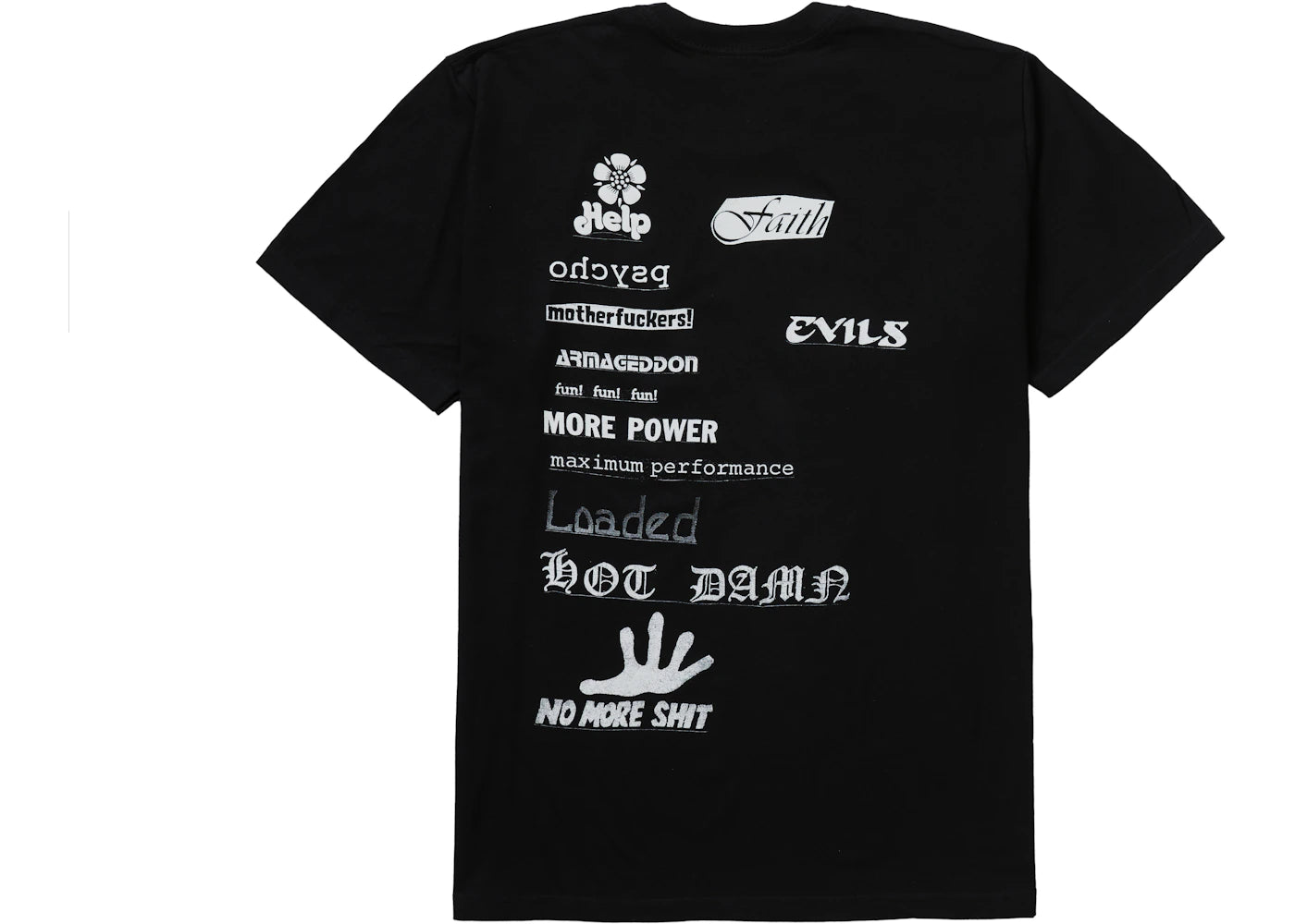 Supreme No More Shit Tee Black - vue secondaire A