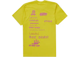 Supreme No More Shit Tee Lemon - vue 360