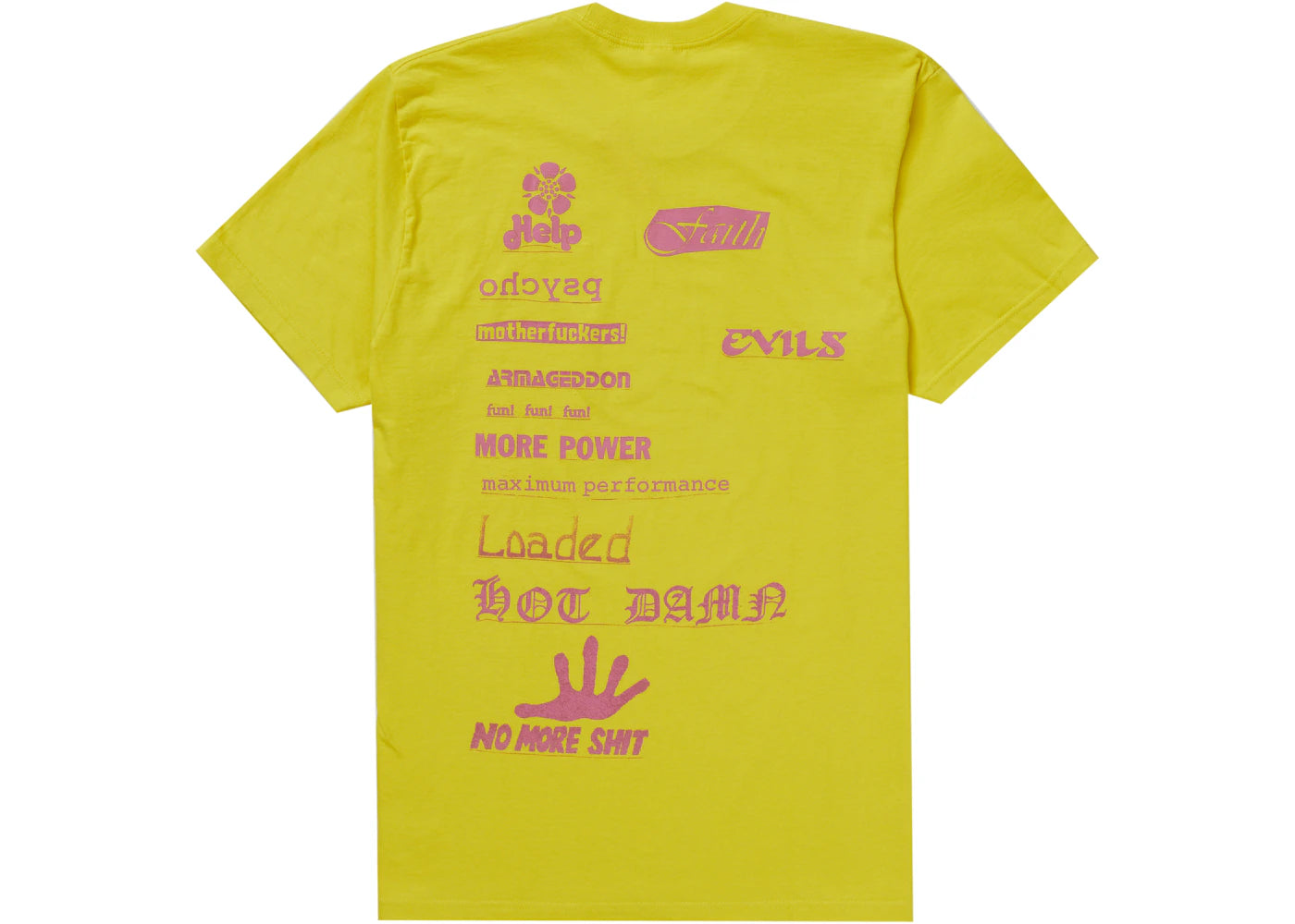 Supreme No More Shit Tee Lemon - vue secondaire A