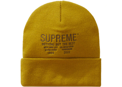 Supreme Nothing But Beanie Mustard - authentic Supreme product