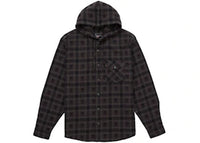 Supreme Number (N)ine Hooded Flannel Shirt Black