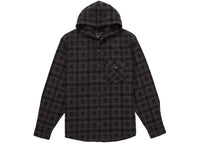 Supreme Number (N)ine Hooded Flannel Shirt Black