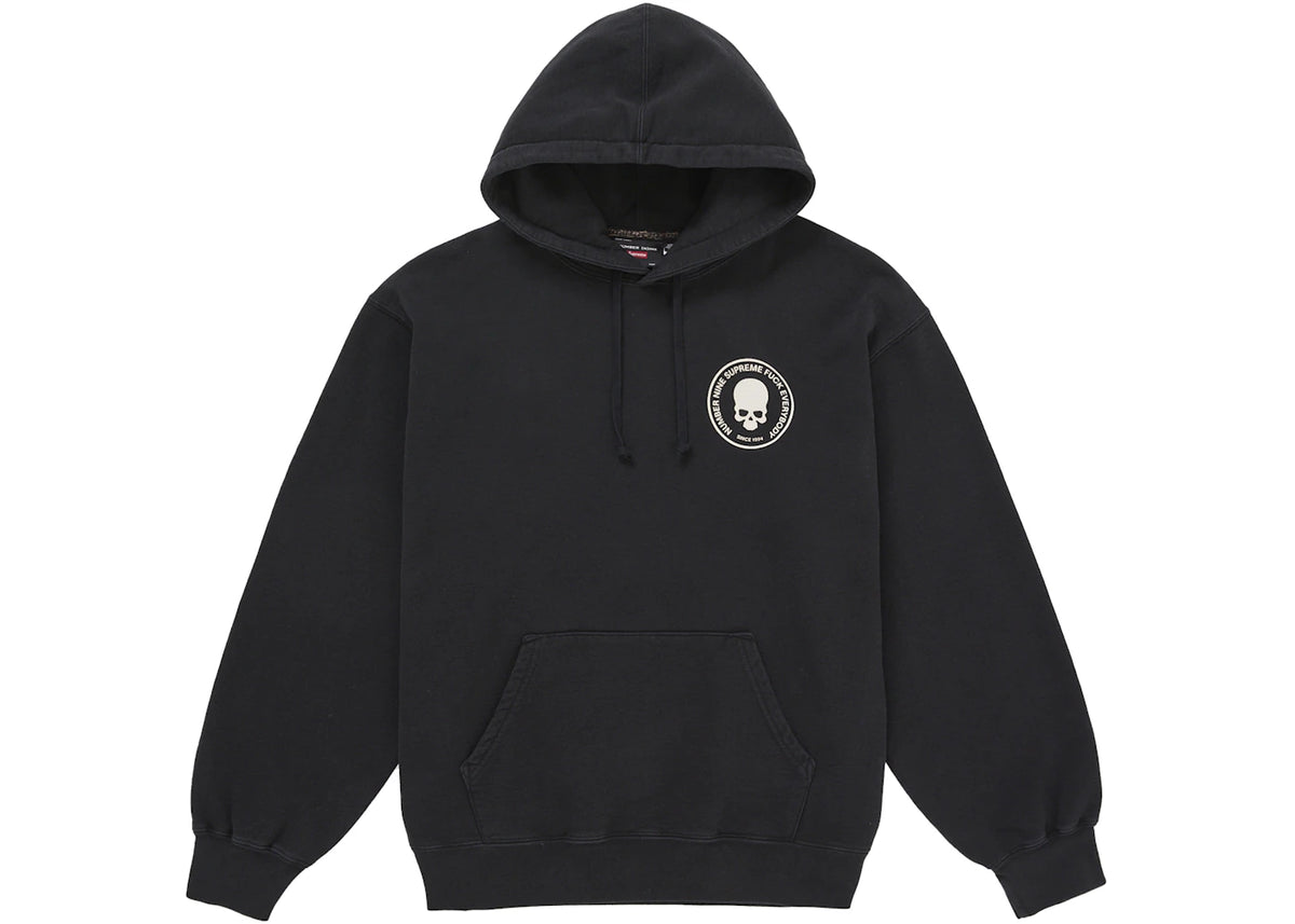 Supreme Number (N)ine Hooded Sweatshirt Black - vue secondaire A