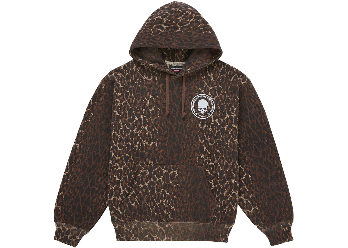 Supreme Number (N)ine Hooded Sweatshirt Leopard - vue secondaire B