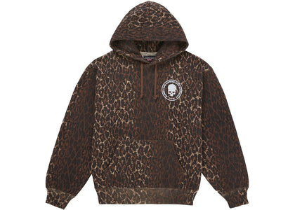 Supreme Number (N)ine Hooded Sweatshirt Leopard - apparel view 2