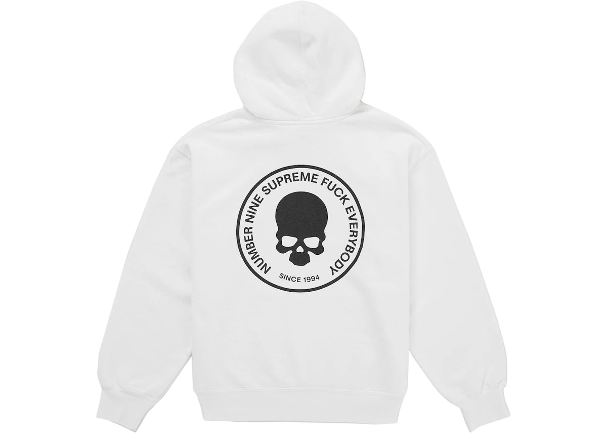 Supreme Number (N)ine Hooded Sweatshirt White - vue secondaire B
