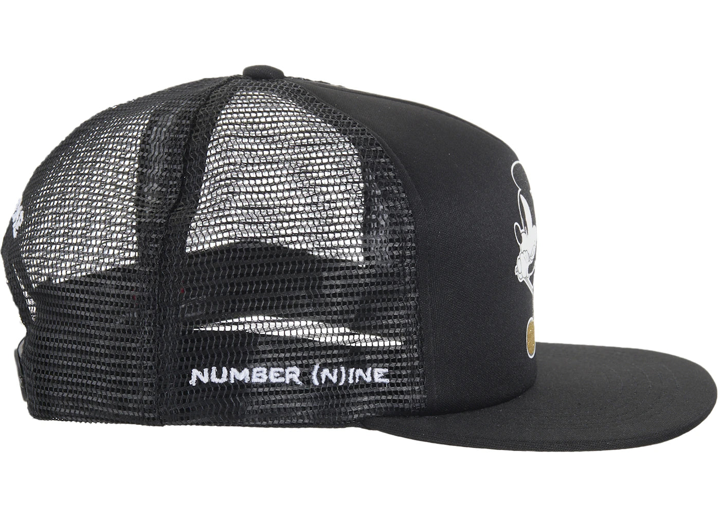 Supreme Number (N)ine Mickey Mesh Back 5-Panel Black - vue secondaire A