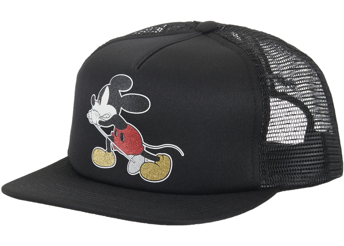 Supreme Number (N)ine Mickey Mesh Back 5-Panel Black - vue 360