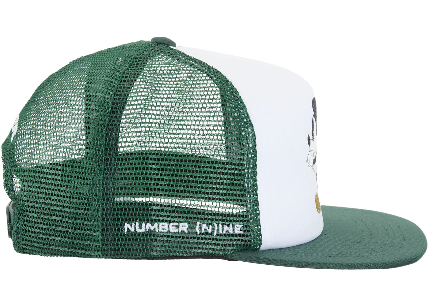 Supreme Number (N)ine Mickey Mesh Back 5-Panel Green - vue secondaire B