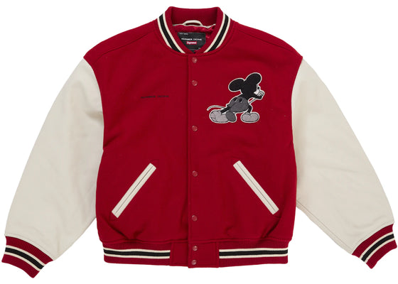 Supreme Number (N)ine Mickey Varsity Jacket Red sneakers - authentic Supreme shoes