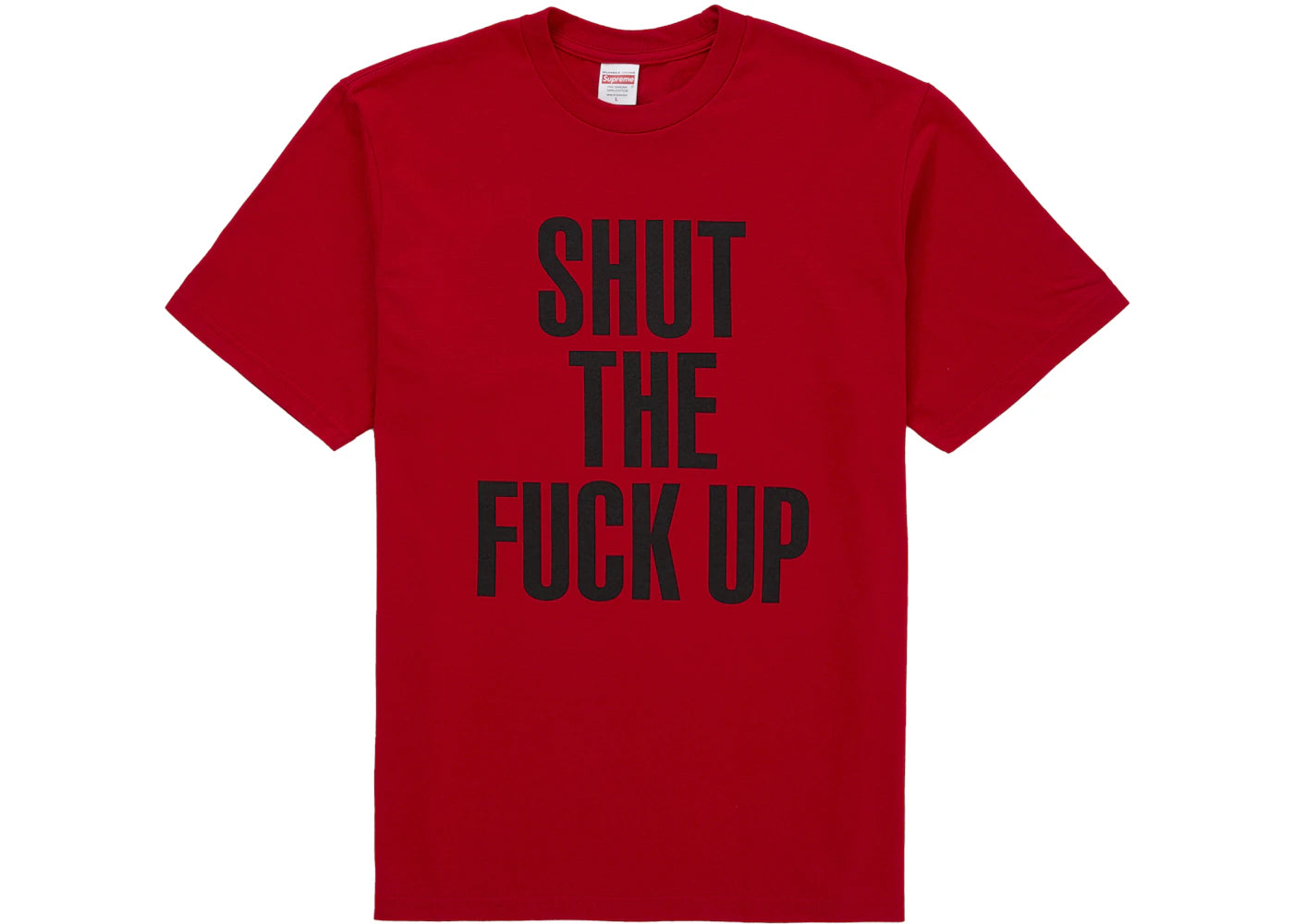 Supreme Number (N)ine Shut Up Tee Red - vue secondaire A