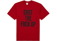Supreme Number (N)ine Shut Up Tee Red