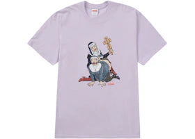 Supreme Nuns Tee Light Purple - authentic Supreme product