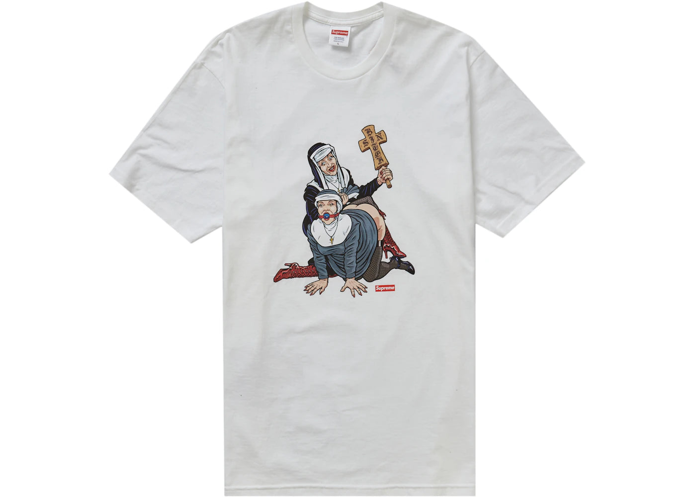 Supreme Nuns Tee White - vue secondaire A