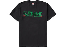 Supreme Nuova York Tee Black - vue 360