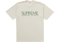 Supreme Nuova York Tee Natural