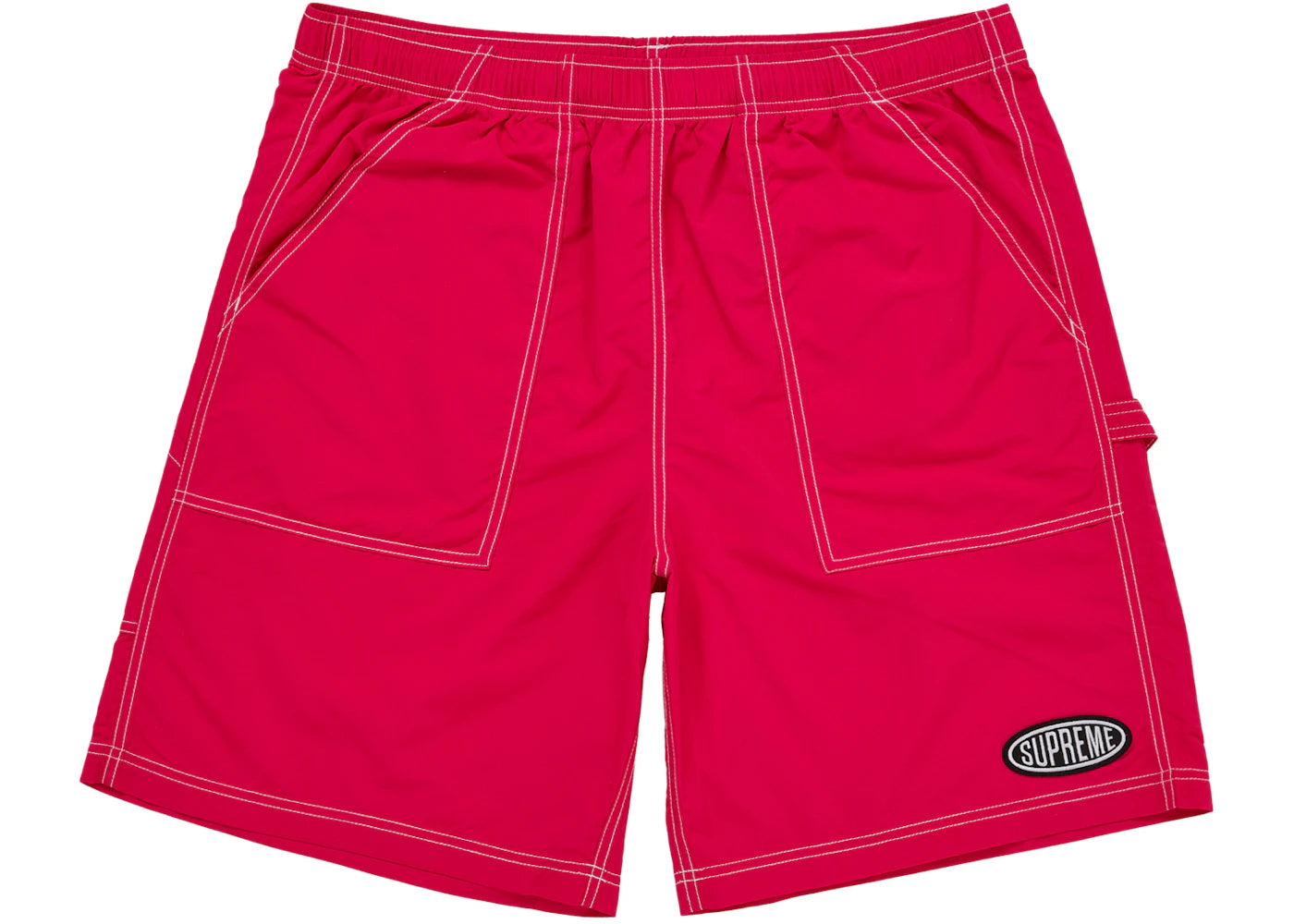 Supreme Nylon Painter Short (SS26) Red - vue secondaire A