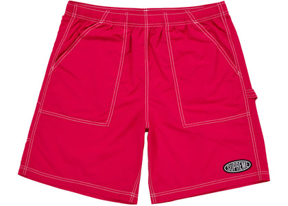 Supreme Nylon Painter Short (SS26) Red - product view 2