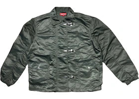Supreme Nylon Turnout Jacket Olive - vue 360