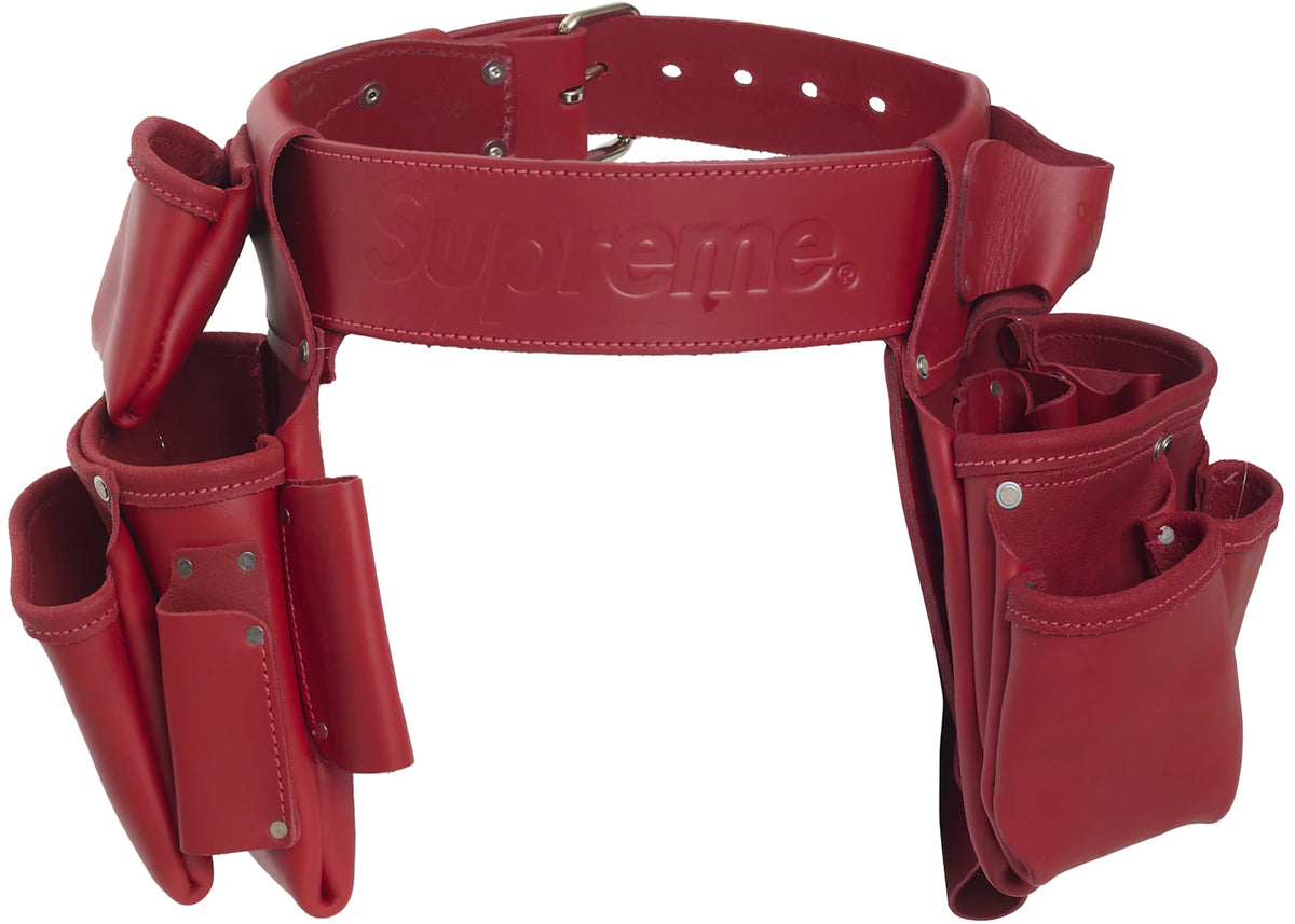 Supreme Occidental Leather Tool Belt Red - vue secondaire A