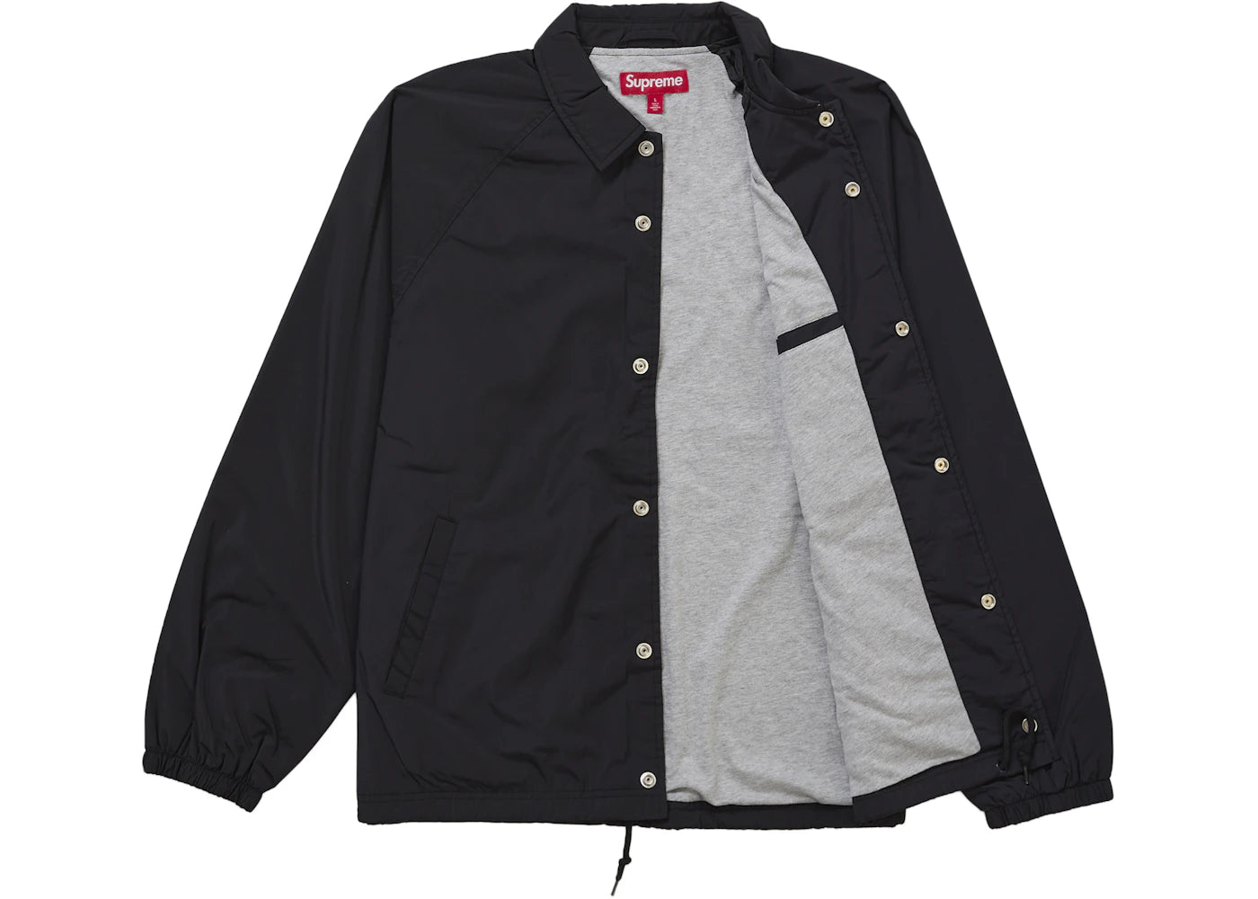 Supreme Old English Arc Coaches Jacket Black - vue secondaire B