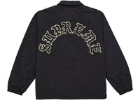 Supreme Old English Arc Coaches Jacket Black