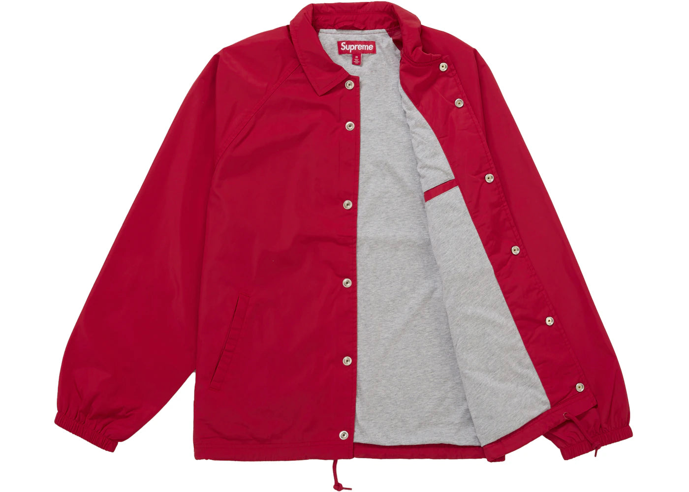 Supreme Old English Arc Coaches Jacket Red - vue secondaire B