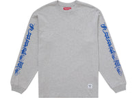 Supreme Old English L/S Top Heather Grey
