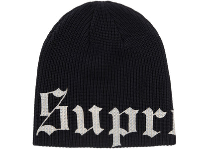 Supreme Old English Printed Beanie Black - authentic Supreme product
