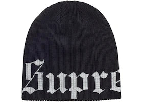Supreme Old English Printed Beanie (SS26) Black - vue secondaire A