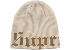 Supreme Old English Printed Beanie (SS26) Brown