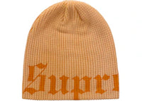 Supreme Old English Printed Beanie (SS26) Orange