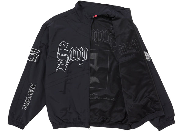 Supreme Old English Track Jacket Black