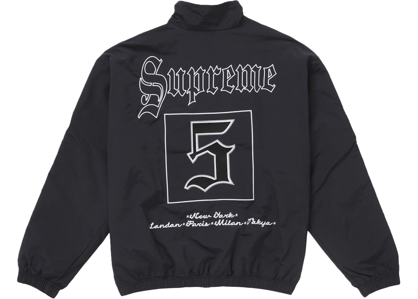 Supreme Old English Track Jacket Black