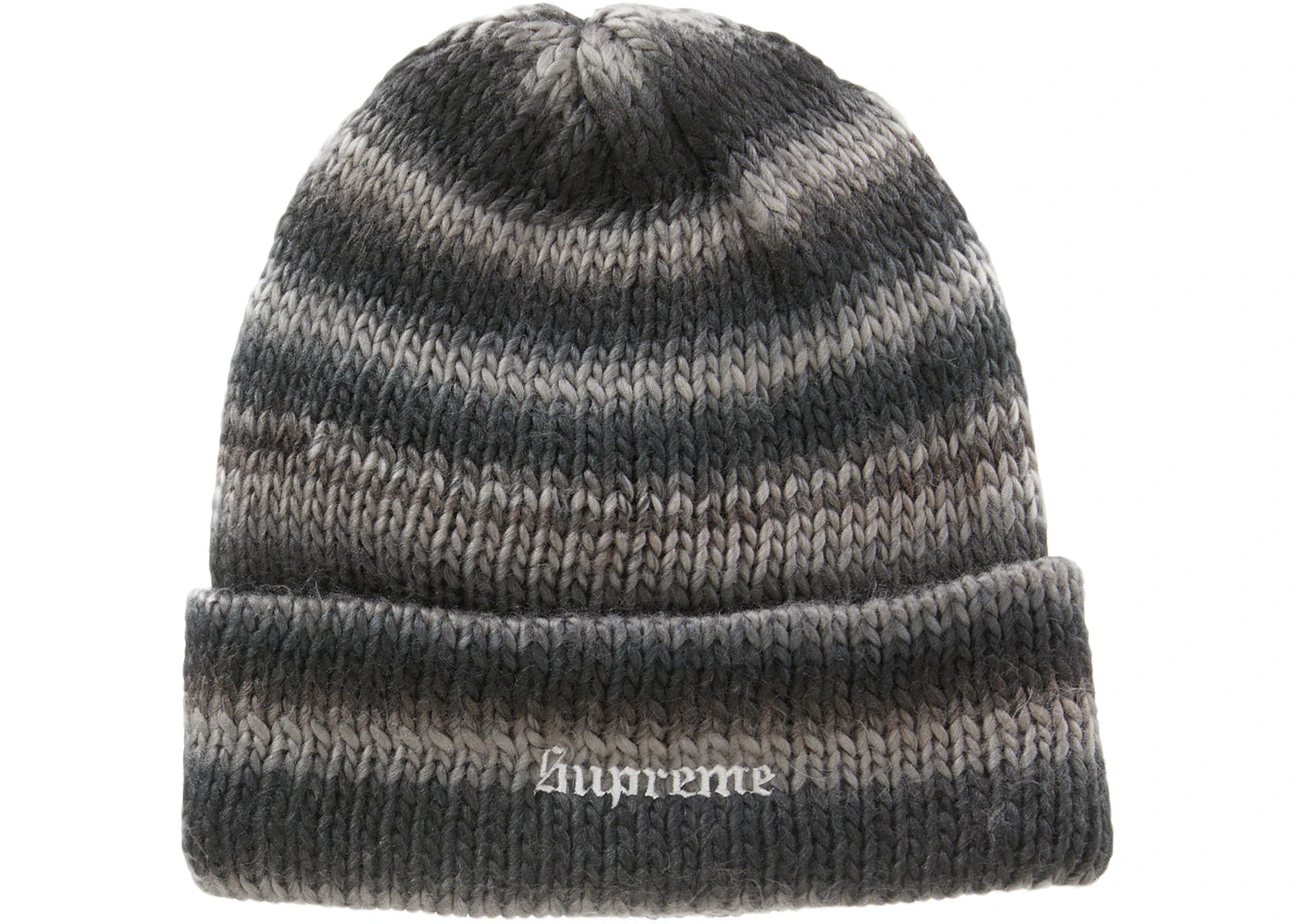 Supreme Ombré Stripe Beanie Black - vue secondaire A