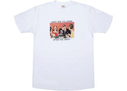 Supreme Orgy Tee White - authentic Supreme product