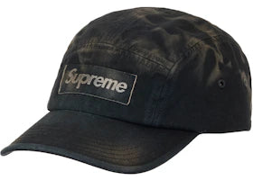 Supreme Overdyed Camp Cap (FW26) Black - vue 360