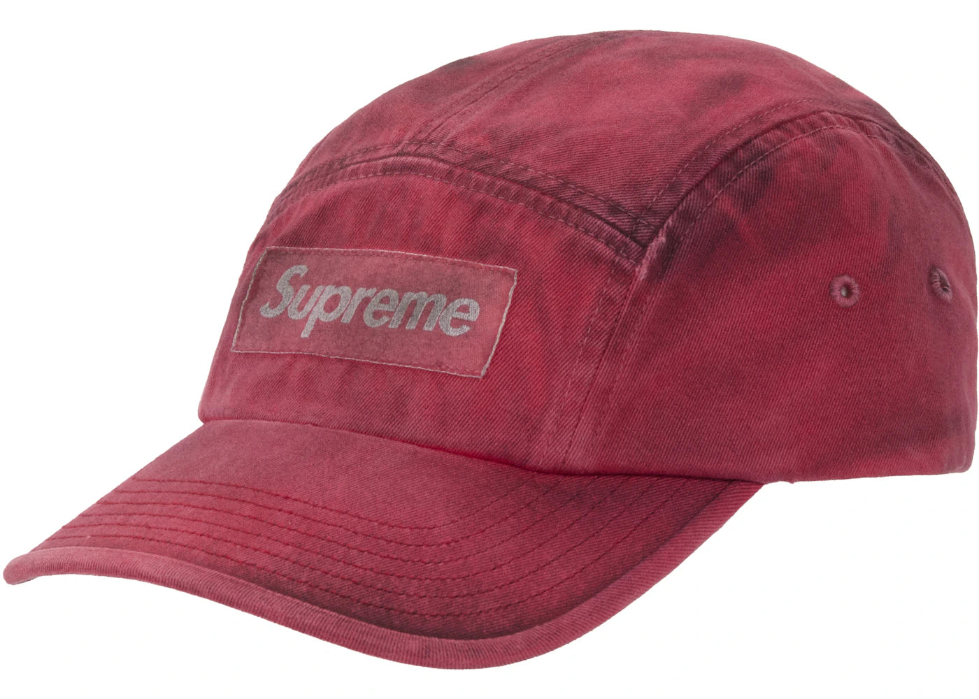 Supreme Overdyed Camp Cap Red - vue secondaire A